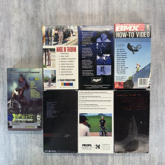 7 BMX VHS Flatland Animal Made In Taiwan Standard Covert Operation Subversion - Picture 6 of 13